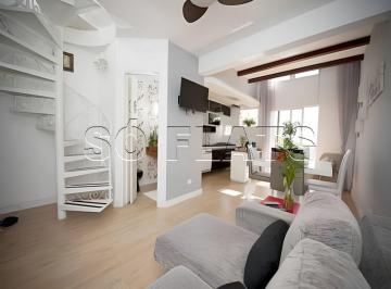 Apartamento · 84m² · 2 Quartos · 1 Vaga · Flat para venda em Moema de 84.00m² com 2 Quartos, 1 Suite e 1 Garagem