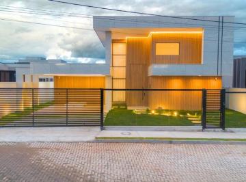 Casa de 4 quartos, Sobradinho · Casa sofisticada, automatizada e aconchegante, com quatro suítes, em condomínio fechado e regular!