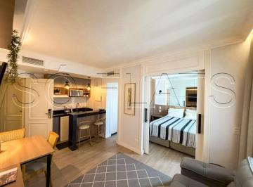 Apartamento · 30m² · 1 Quarto · 1 Vaga · Flat para venda em Jardins de 30.00m² com 1 Quarto, 1 Suite e 1 Garagem