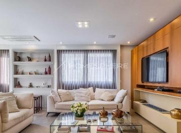 1 · Apartamento mobiliado e decorado à venda com 221m², 4 dormitórios, 3 suítes, varanda gourmet com chu