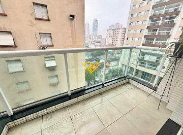 Varanda · Apartamento 2 Quartos para Locação em Santos - Sp