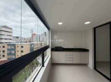 Apartamento · 77m² · 2 Quartos · 1 Vaga · Apartamento 2 Dorms c/ Suíte no Canto do Forte – Varanda Gourmet e Lazer Completo
