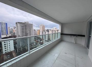 Apartamento · 108m² · 3 Quartos · 2 Vagas · Apartamento à venda na Praia Grande (Aviação) – Vista Mar, varanda gourmet e 3 dormitórios (1 suíte)