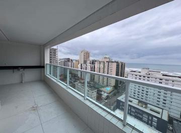 Apartamento · 76m² · 2 Quartos · 1 Vaga · Apartamento à venda 2 dorms (1 suíte) com varanda gourmet e vista mar – Praia Grande, Aviação