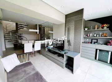 Apartamento · 140m² · 2 Quartos · 2 Vagas · Cobertura Duplex | 3 Ambientes | Vista Mar | Boqueirão | Santos