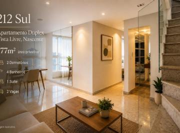 Apartamento · 177m² · 2 Quartos · 2 Vagas · SQS 212 - COBERTURA DUPLEX VISTA LIVRE, NASCENTE