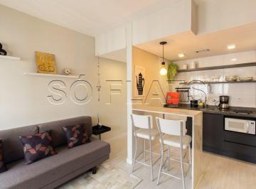 Apartamento · 37m² · 1 Quarto · 1 Vaga · Studio Mobiliado em Moema com Vaga e Serviços Próximo ao Aeroporto de Congonhas