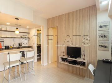 Apartamento · 37m² · 1 Quarto · 1 Vaga · QI em Moema disponível para locação com 1 dormitório e 1 vaga de garagem.