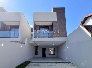 Casa · 209m² · 3 Quartos · 4 Vagas · Sobrado NOVO 209m² - 03 suítes – Bom Jesus - São José dos Pinhais