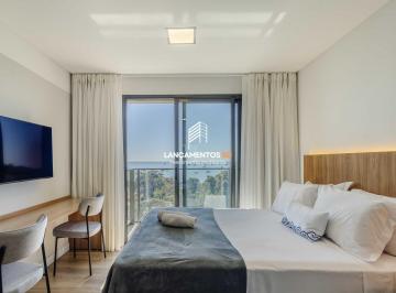Apartamento · 24m² · 1 Quarto · 1 Vaga · Vista mar, mobiliado e a 50 metros da praia, Penha Spot