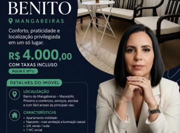 Apartamento para locação no SAN BENITO, JATIÚCA, Maceió, AL · Apartamento para locação no SAN BENITO, JATIÚCA, Maceió, AL