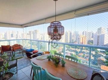 Apartamento · 130m² · 3 Quartos · 3 Vagas · Apartamento brooklin andar alto vista livre
