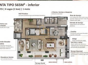 Apartamento · 565m² · 4 Quartos · 6 Vagas · Florà Alphaville