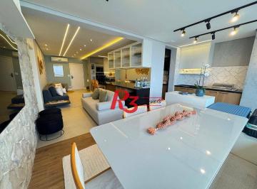 42079fdb61067246c9e30049964336ff5958bf42 · Apartamento com 3 dormitórios à venda, 120 m² por R$ 1.990.000,00 - Aparecida - Santos/SP