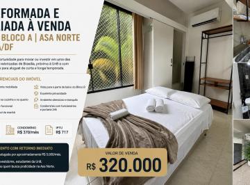 Apartamento de 1 quarto, Brasília · Kitnet Reformada Mobiliada 23m² CLN 208 Asa Norte UnB Airbnb Investimento Rentabilidade Alta