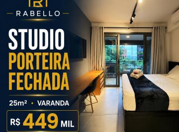 Apartamento de 1 quarto, São Paulo · Studio Porteira Fechada com Varanda na Vila Madalena – 25m² – A 6 Minutos do Metrô