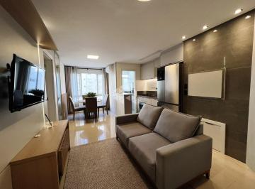 Apartamento · 61m² · 2 Quartos · 1 Vaga · Apartamento 2 dormitórios, sendo 1 suíte, banho social, mobiliado c/ churrasquei