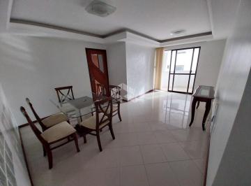 Apartamento · 109m² · 3 Quartos · 1 Vaga · Apartamento Semi-Mobiliado com 3 Quartos, Suíte, Vista Parcial para o Mar e Sacada em Todos os Dormi