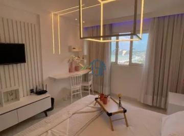 Apartamento · 30m² · 1 Quarto · 1 Vaga · Flat em ponta negra - Flat. Belíssimo flat mobiliado e reformado com vista para o morro do careca -
