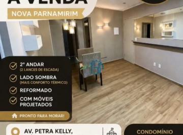 Apartamento · 56m² · 2 Quartos · 1 Vaga · EDIFÍCIO MONTERREY - APARTAMENTO NO MONTERREY EM NOVA PARNAMIRIM / APARTAMENTO DE CONDOMINIO EM NOVA