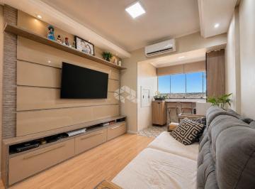 Apartamento · 65m² · 2 Quartos · 1 Vaga · Apartamento à venda - 2 dormitórios, 1 vaga de garagem - Mobiliado - Sacada com churrasqueira - Cent