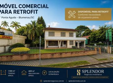Comercial · 400m² · 10 Quartos · 6 Vagas · Imóvel Comercial na Ponta Aguda com 1.100m² de Terreno