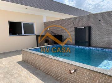 Casa · 113m² · 3 Quartos · 3 Vagas · Casa perto da praia com piscina no Cibratel 2 Itanhaém-SP