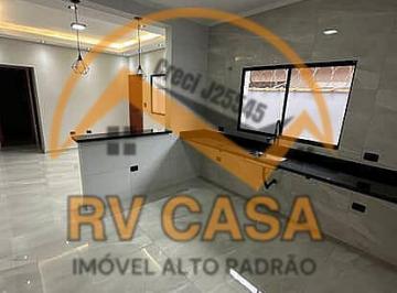 Casa · 83m² · 2 Quartos · 2 Vagas · CASA ALTO PADRÃO EM MONGAGUÁ COM 2 DORMITÓRIOS