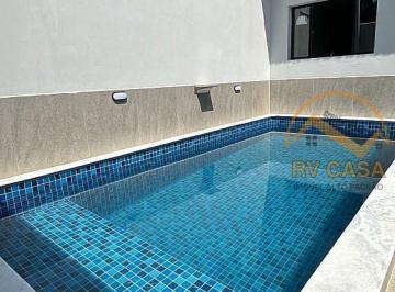 Casa · 85m² · 3 Quartos · 2 Vagas · Casa com piscina perto da praia em Itanhaém-SP