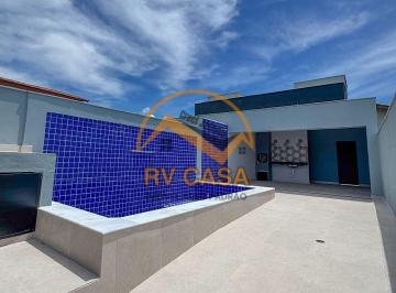 Casa · 87m² · 2 Quartos · 3 Vagas · Casa nova lado praia com piscina à venda-Bopiranga, Itanhaém
