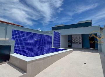 Casa · 87m² · 2 Quartos · 3 Vagas · Casa nova lado praia com piscina à venda-Bopiranga, Itanhaém