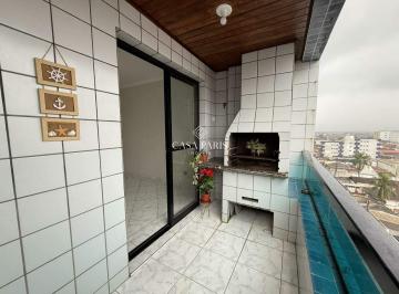 Apartamento · 86m² · 2 Quartos · 1 Vaga · Apartamento à venda na Ocian, Praia Grande - 2 dorms (1 suíte) com vista mar e varanda gourmet