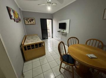 Apartamento · 52m² · 1 Quarto · 1 Vaga · Apartamento 1 Dormitório Mobiliado na Praia Grande (Caiçara) • 52m² • 1 Vaga • Portaria 24h