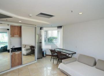 Sobre o imóvel: Apartamento está localizado em frente à praia da Barra da Tijuca · Apartamento para Aluguel - Jardim Oceânico, 1 Quarto, 58 m2 - Rio de Janeiro