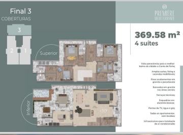 Apartamento · 370m² · 4 Quartos · 4 Vagas · Cobertura 4 dormitórios - Canto do Forte, Praia Grande