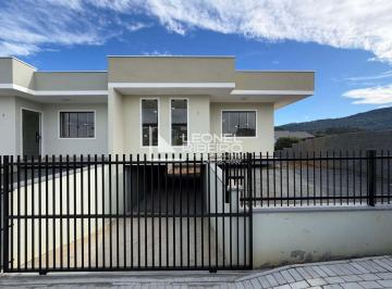 Casa · 68m² · 3 Quartos · 3 Vagas · Casa com 3 dormitórios à venda, 68,18 m² no bairro Araponguinhas em Timbó - SC
