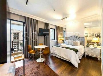 Apartamento · 32m² · 1 Quarto · 1 Vaga · Innside Higienópolis, flat disponível para locação contendo 32m², 01 dormitório e 01 vaga.