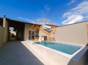 Casa · 100m² · 2 Quartos · 3 Vagas · Casa Nova Com Piscina À Venda - Parque D'aville, Peruíbe/SP