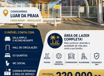 Apartamento à venda no LUAR DA PRAIA, FAROLÂNDIA, Aracaju, SE · Apartamento à venda no LUAR DA PRAIA, FAROLÂNDIA, Aracaju, SE