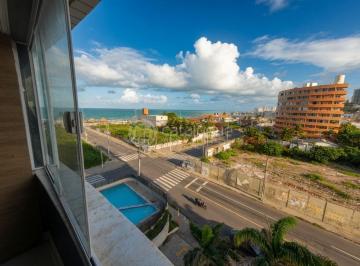 Apartamento · 40m² · 1 Quarto · 1 Vaga · Venda: Flat Semimobiliado com Vista para o Mar na Praia do Meio