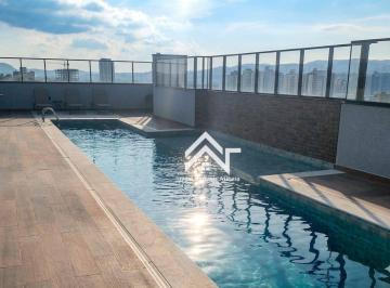Piscina no Rooftop · 1 suíte, vista livre, varanda gourmet, piscina e lareira no rooftop.