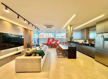 fab8b8604b6c0595736d09a4117de8c0f3631f24 · Apartamento Garden com 2 dormitórios à venda, 142 m² por R$ 1.600.000,00 - Marapé - Santos/SP