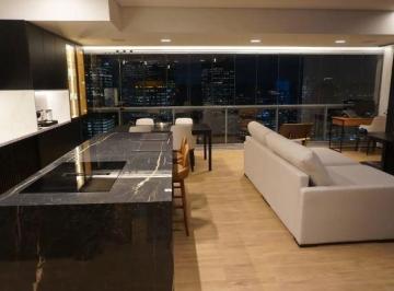 Apartamento · 75m² · 1 Quarto · 1 Vaga · Apartamento Mobiliado para locação 75m² na Chácara Santo Antônio - 1 Suíte, 1 Vaga de garagem- por R