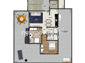 Apartamento · 128m² · 2 Quartos · 2 Vagas · Área Privativa de 2 quartos à venda no Indaiá!