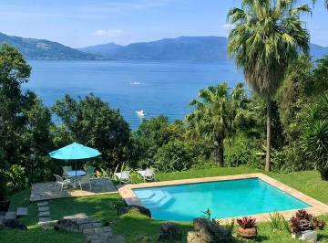 piscina e vista para o mar · Casa/Chácara na Mata Atlântica preservada com vista para o mar de Angra