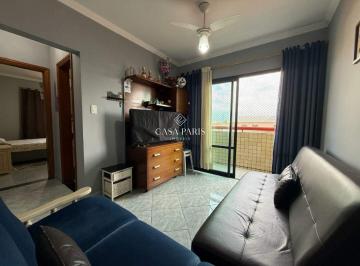 Apartamento · 52m² · 1 Quarto · 1 Vaga · Apartamento VISTA MAR com 1 dormitório à venda, 55 m² por R$ 280.000 - Maracanã - Praia Grande/SP