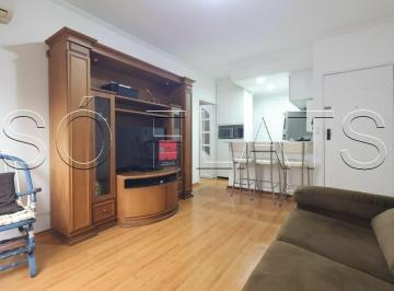 Apartamento · 78m² · 2 Quartos · 2 Vagas · Flat para alugar em Jardim Paulista de 78.00m² com 2 Quartos, 1 Suite e 2 Garagens