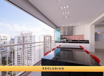 Apartamento · 162m² · 3 Quartos · 3 Vagas · Apartamento mobiliado 162m² com 3 suítes, 3 vagas e com churrasqueira gourmet – Cerâmica