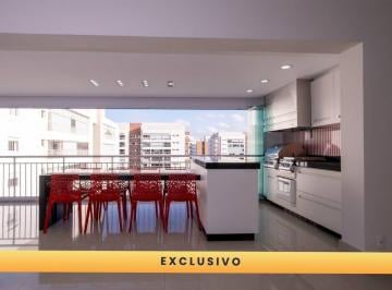 Apartamento · 162m² · 3 Quartos · 3 Vagas · Apto mobiliado com 3 suítes, 3 vagas, varanda gourmet e vista livre!– Cerâmica