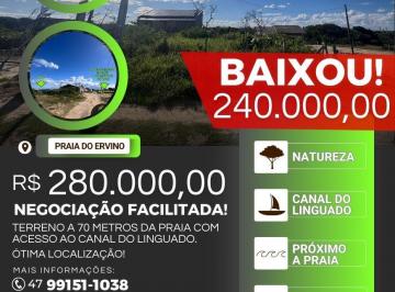 Terreno , São Francisco do Sul · Lote de 360 m² a apenas 70 metros do Mar